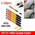 1-10pcs Penna per vernice per auto Penna per riparazione graffi per auto Penna per vernice per porta carrozzeria Riparazione graffi Cappotto trasparente Penna per riparazione styling per autolavaggio