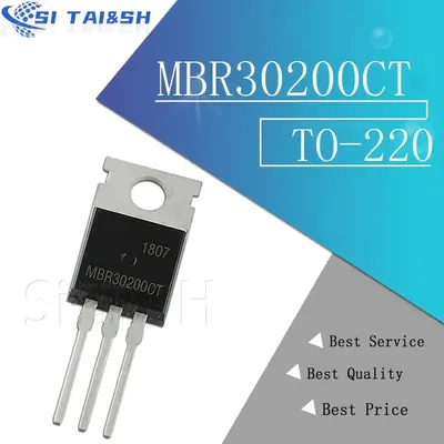 10 Stück MBR30200CT TO-220 MBR30200 TO220 MBR30200C 200V 30A neues Original Image