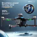 XT606 drone 8K HD doppia fotocamera intelligente per evitare ostacoli WIFI motore brushless pieghevole fotografia aerea quadcopter giocattolo
