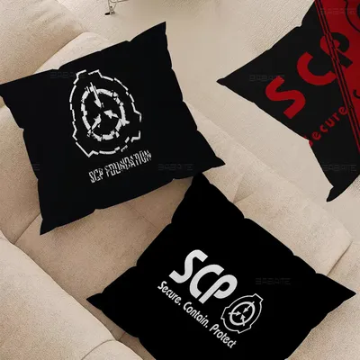 S-SCP Foundation Pillowcase Toon Gift Cushion Cover Bedroom Home Sofa Chair Seat Decor Pillow Case Image