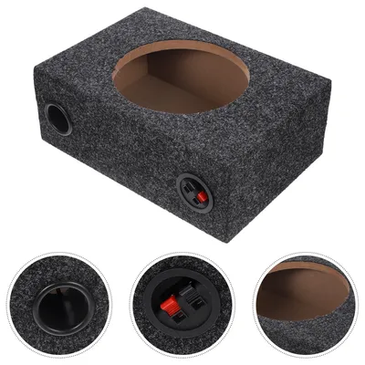 Versiegeltes, teppichbesetztes Subwoofer-Gehäuse, 8-Zoll-Subbox, Ersatz, DIY-Zubehör, Car-Audio, Holzkiste, modifizierter Subwoofer