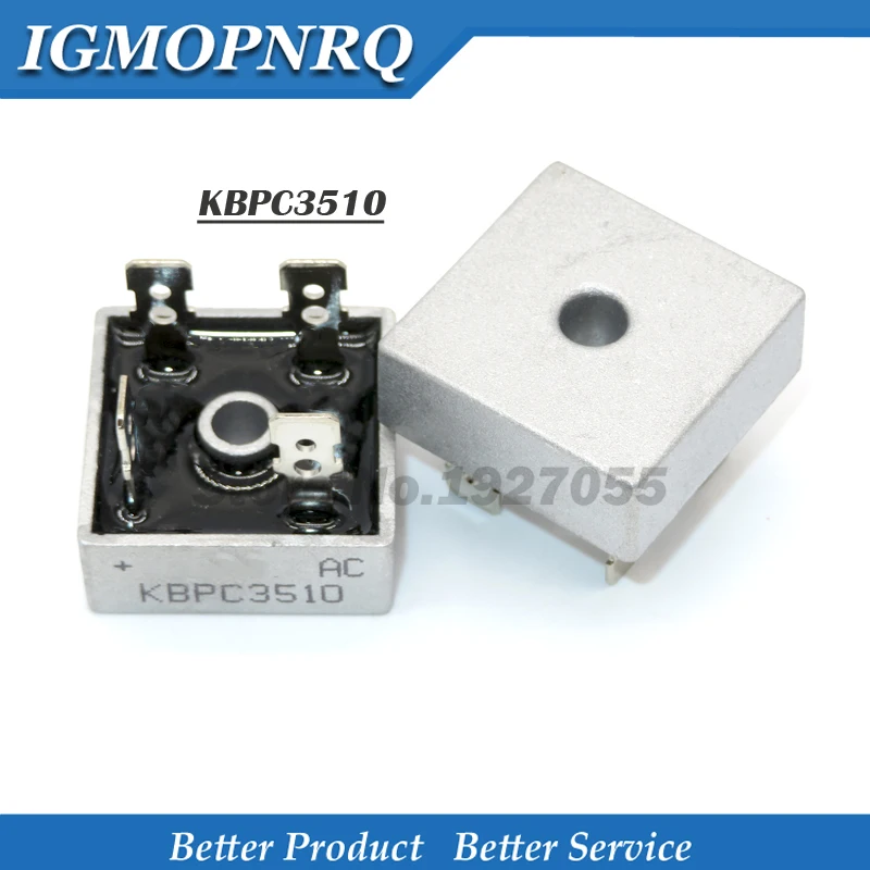 2 Stück kbpc3510 35a 1000V Dip-Dioden brücken gleich richter Dip-4 quadratische Brücken brücken stapel eines einphasigen Brücken gleich richters Image