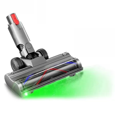 Staubsaugeraufsatz für Dyson V10 Slim V12 Boden, weicher Rollenbürstenkopf mit LED-Staublichtern für Image
