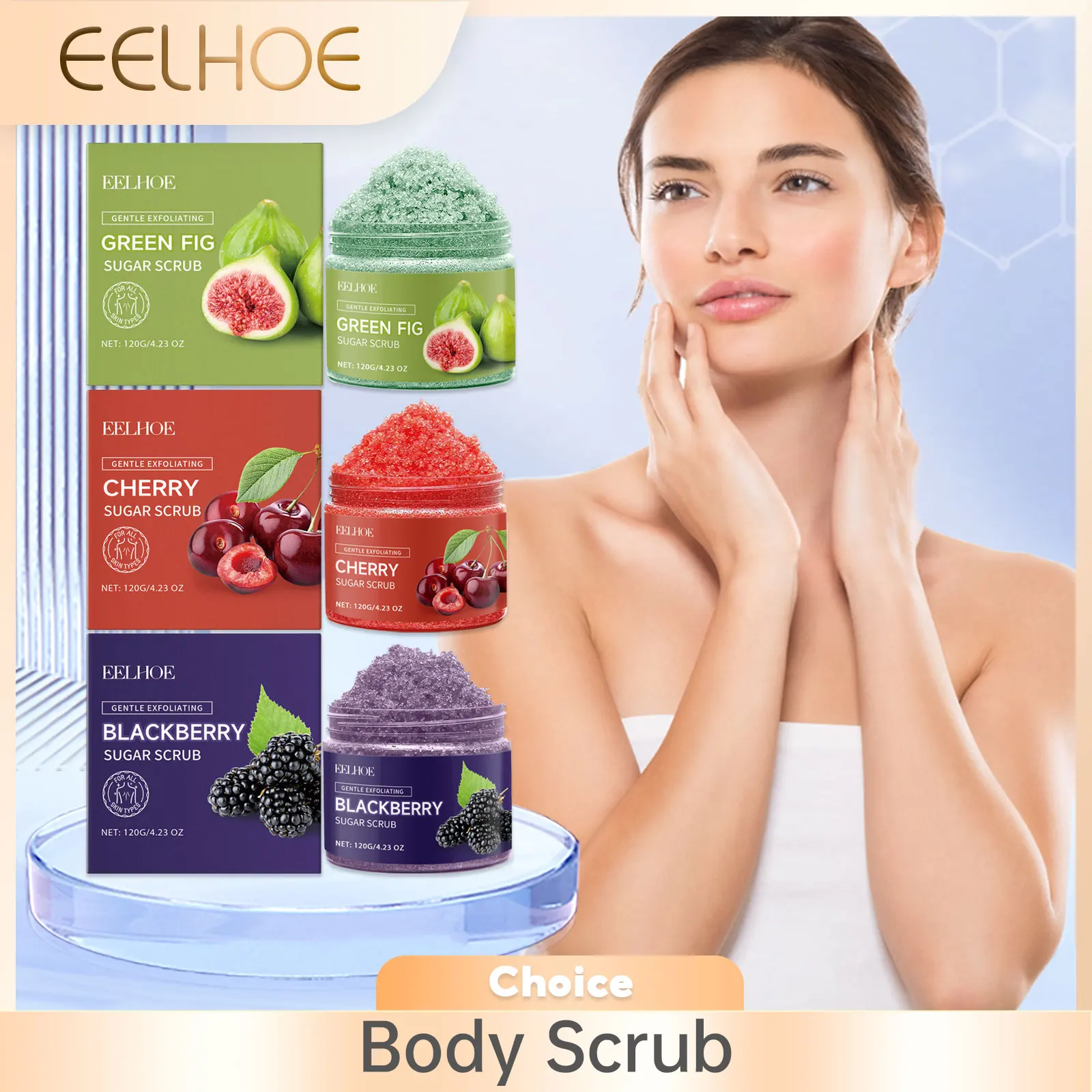 Körper Peeling Peeling Tiefen Reinigung Abgestorbene Haut Entferner Anti Akne Aufhellung Knie Ellenbogen Feuchtigkeitsspendende Bleaching Reparatur Hautpflege Image