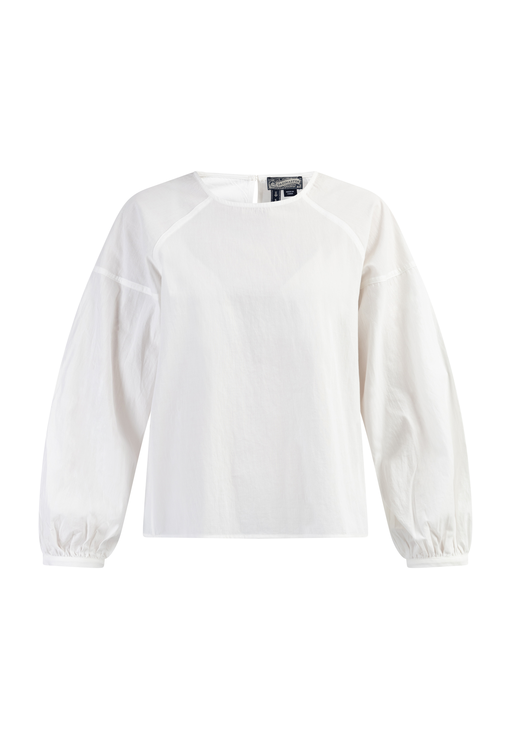 Dreimaster Bluse Damen Wollweiß Image