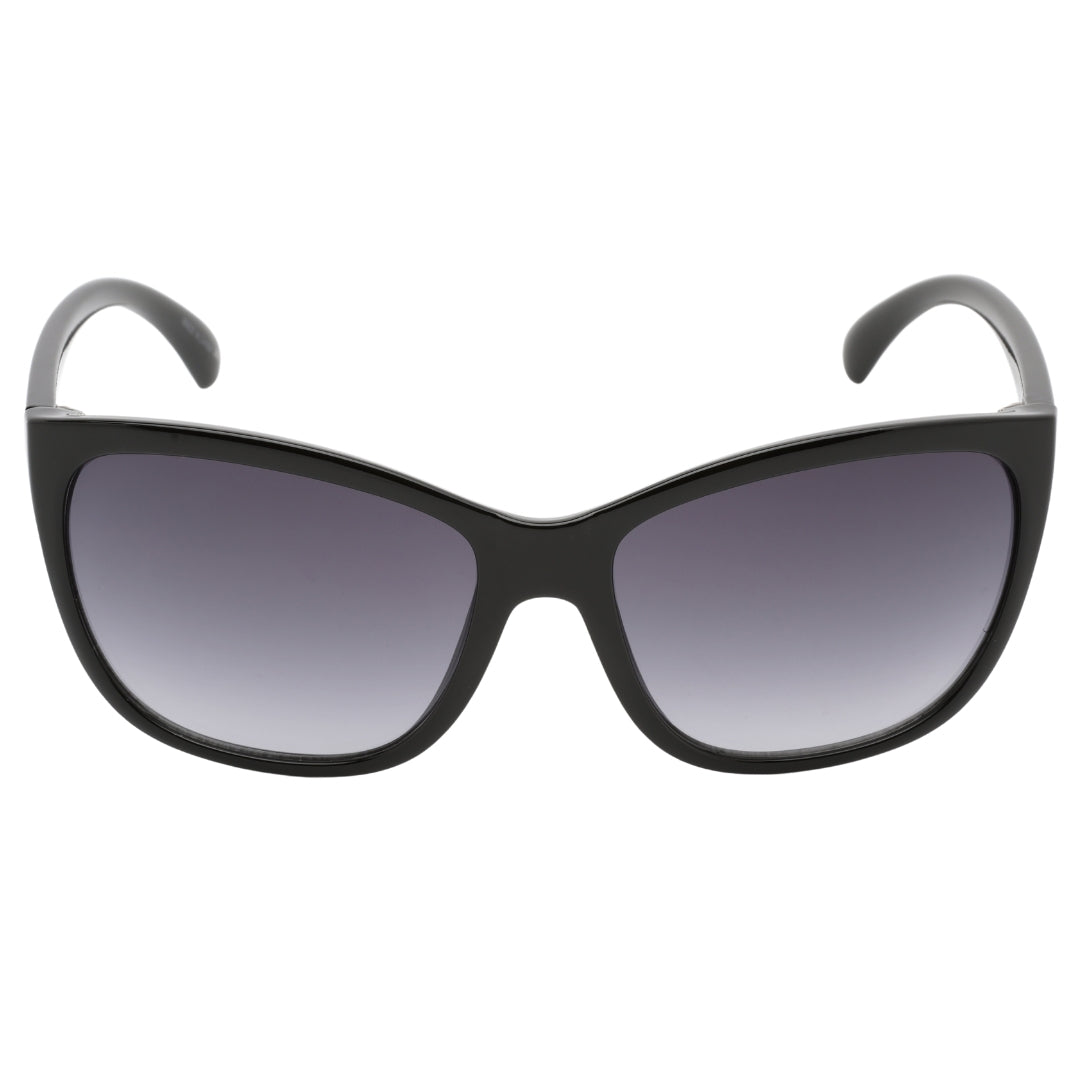 Calvin Klein Dunkelgraue Sonnenbrille mit Verlaufsglas und schwarzen Glasern Image