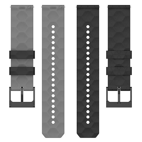 Uhrenarmband für Samsung Galaxy Watch 7/6/5/4 40/44mm, Galaxy Watch 5 Pro 45mm, Galaxy Watch 6/4 Classic 42/46/43/47mm, Watch 3, Active 2, Gear S3 S2 Silikon Ersatz Gurt Verstellbar Solo-Loop Armband Image
