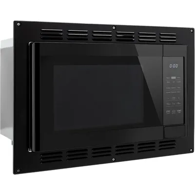 RecPro RV Kitchen Air Fryer & Convection Microwave with Trim Kit | 1.0 Cu. Ft. | 120V | 6 Cooking