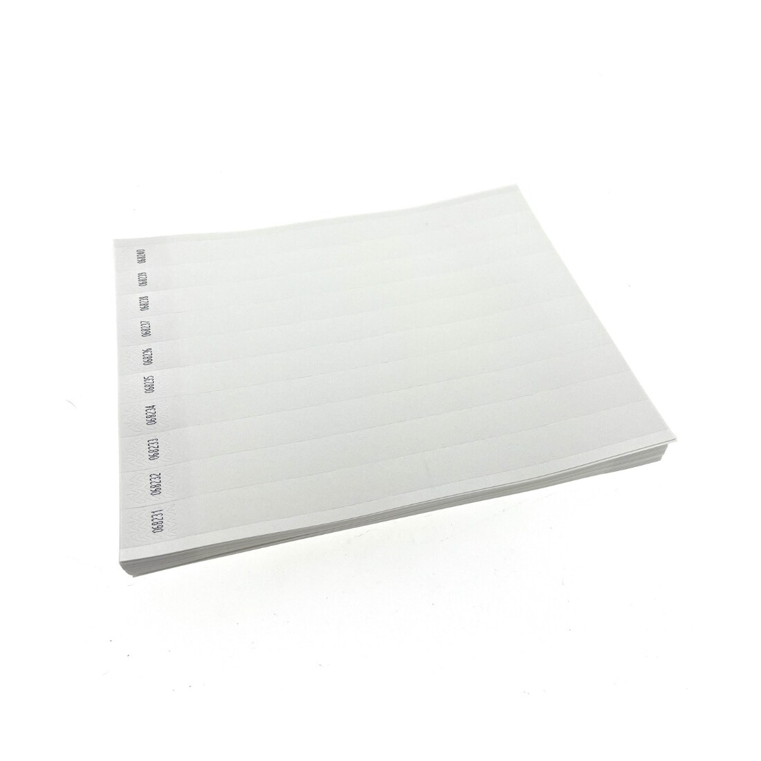 CombiCraft weiße Einlassbänder, 200 Stück - 10 Blätter à 248x19mm - zum Selbstdrucken Image