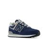 Sneaker NEW BALANCE "PC574", Gr. 31, blau (navy), Leder, Textil, sportlich, Schuhe