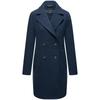 Kurzmantel NAVAHOO "Frostjuwel 14", Damen, Gr. L (40), blau (navy), Obermaterial: 80% Polyester, 10% Modacryl, 10% Viskose, Innenfutter: 100% Polyester, Ärmelfutter: 100% Polyester, elegant, gerade ca. Mitte Oberschenkel, Langarm Ärmel ohne...