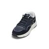 Sneaker MARC O'POLO "aus Rindleder und Mesh", Damen, Gr. 39, blau (navy), Obermaterial: 95% Leder (Rind), 5% Polyamid, unifarben, Schuhe