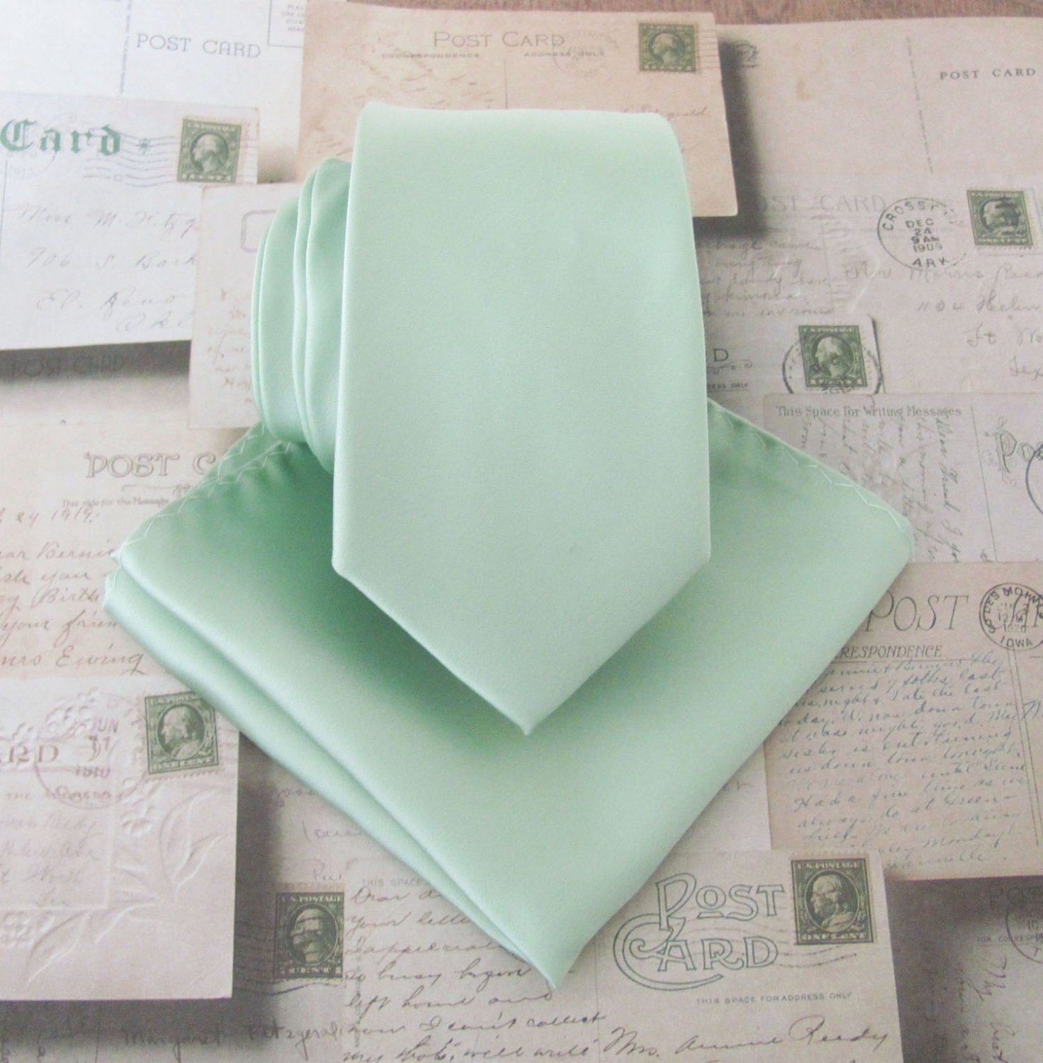 Dusty Mint Herren Krawatte Mit Passenden Einstecktuch Set JCrew Inspiriert Dusty Shale Grün Schmale Krawatte und Passenden Einstecktuch Einstecktuch