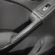 Per VW Golf 6 MK6 2010 2011 2012 2013 4 pezzi Auto In Fibra di Carbonio Texture Porta Interna Bracciolo Maniglia Della Copertura Trim Accessori