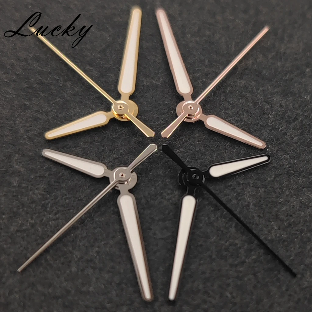 NH35 Zeiger Grün Leuchtend Für NH34 NH35 4R35 NH36 4R36 7S36 Bewegung Uhren Zeiger Silber/Schwarz/gold Uhr Hände ﻿ Image