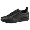 Sneaker ARA "ROMA", Damen, Gr. 5, schwarz, Glattleder, unifarben, sportlich, Schuhe Sneaker, Freizeitschuh, Halbschuh, Schnürschuh mit High Soft Fußbett, G-Weite