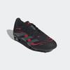 Fußballschuh ADIDAS PERFORMANCE "PREDATOR LEAGUE KIDS FG/MG", Gr. 31, core schwarz, grau four, lucid rot, Synthetik, sportlich, Schuhe