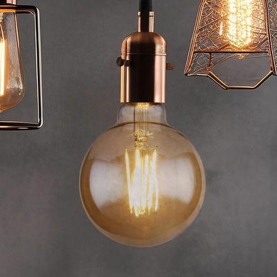 Globo - Filament led Leuchtmittel Retro led Glühbirne Edison amber Leuchtmittel Filament Vintage, Image