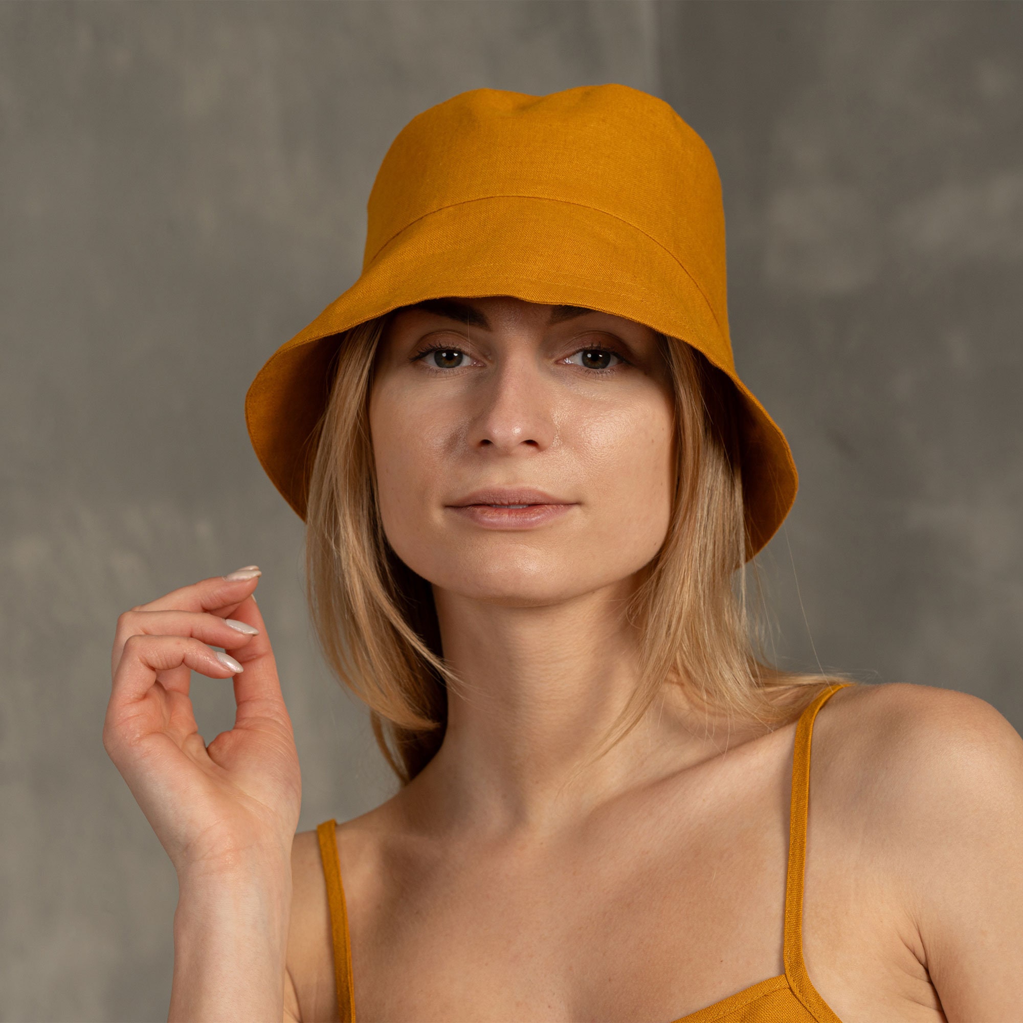 Cappello da pescatore in lino Cappello estivo Cappello in lino Cappello da donna in lino Cappello da sole Cappello da pescatore Cappello da giardino C
