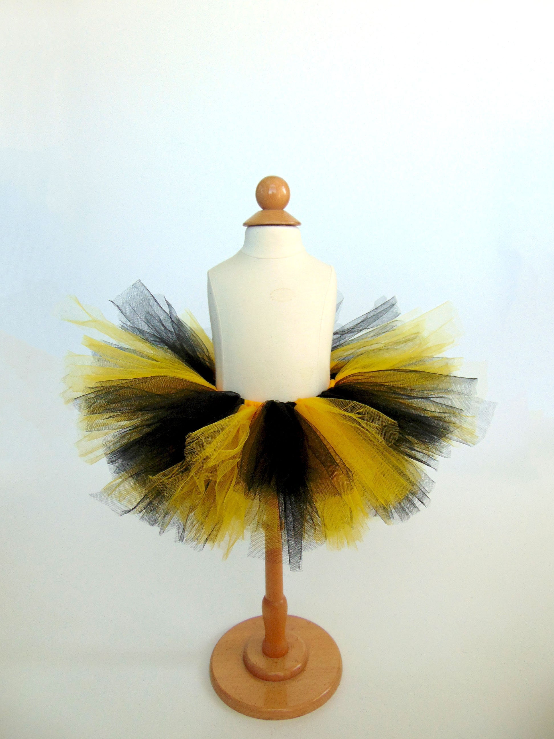 Bee Tutu, Giallo e Nero Tutu, Bumble Bee Tutu Costume, Primo Compleanno Tutu, Baby Bee Costume, Custom Sports Team Tutu, Piccole Ragazze Tutu