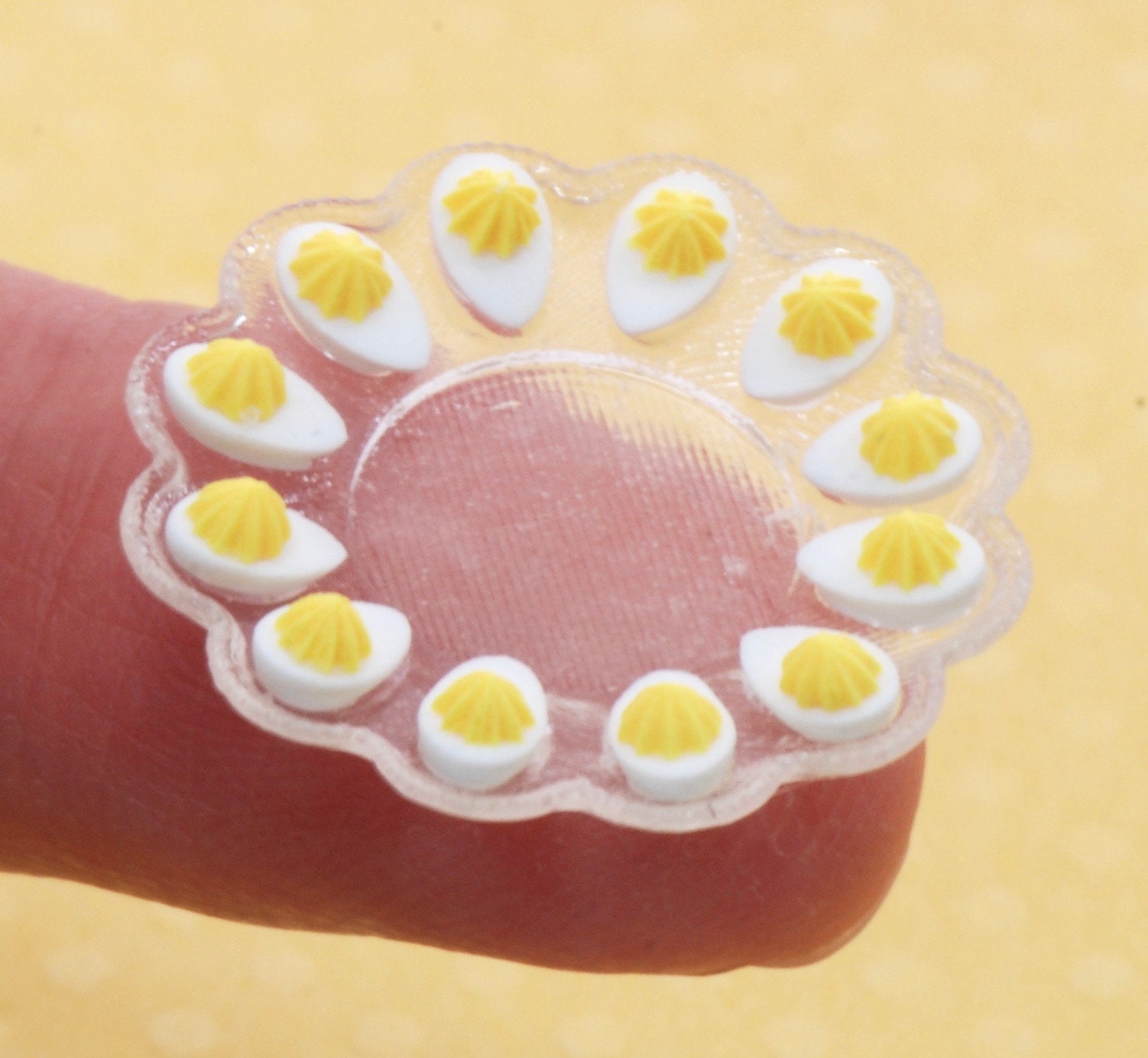 Miniatura per casa delle bambole, kit di vassoi per uova 3D in tutte le scale~ Non verniciati - UOVA NON incluse!