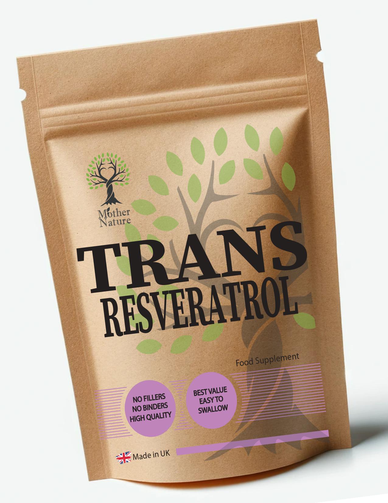 Capsule di trans resveratrolo 400 mg: integratore vegano