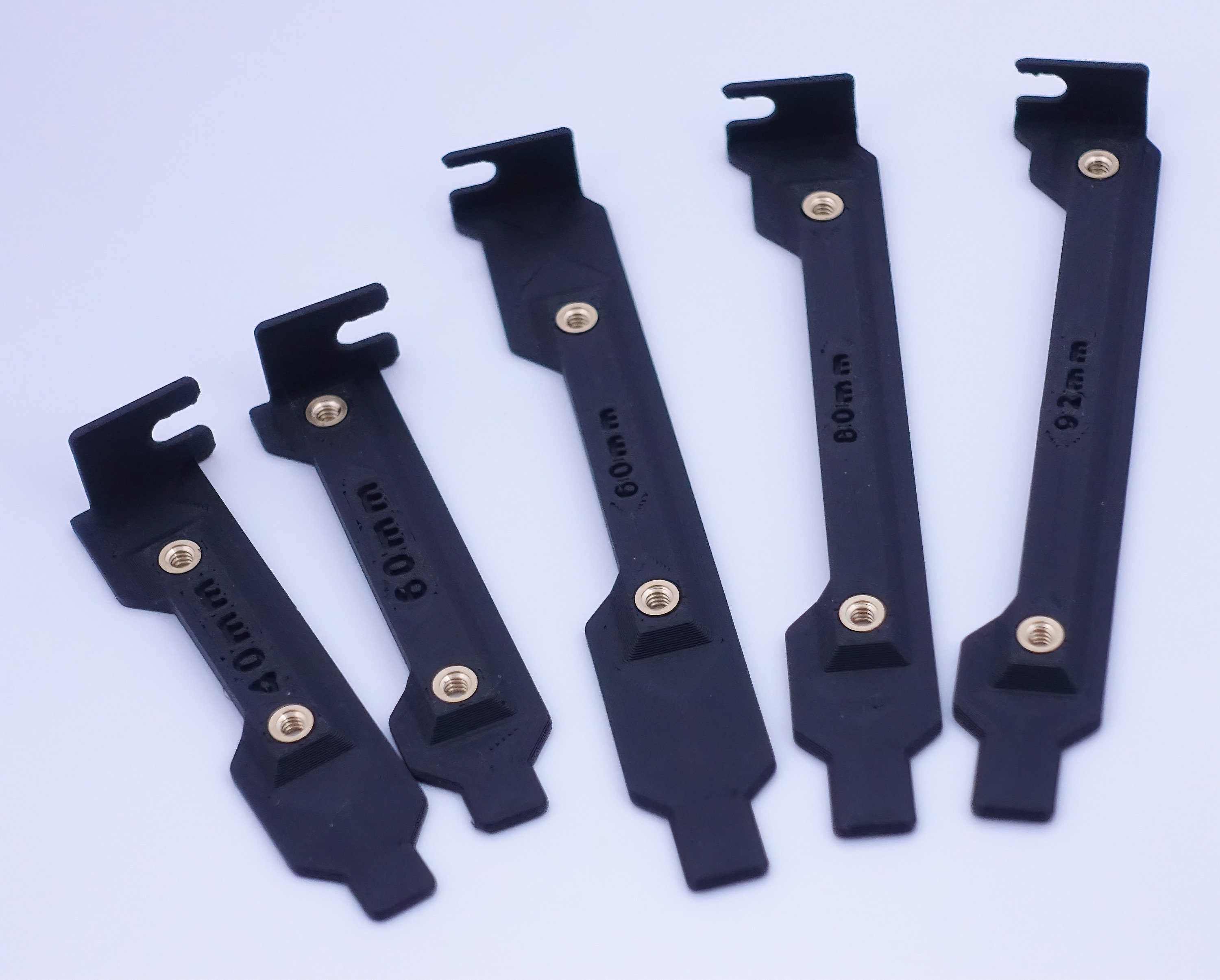 Supporto per ventola PCI esterna per ventole da 40, 60, 80 e 92 mm con inserti a vite