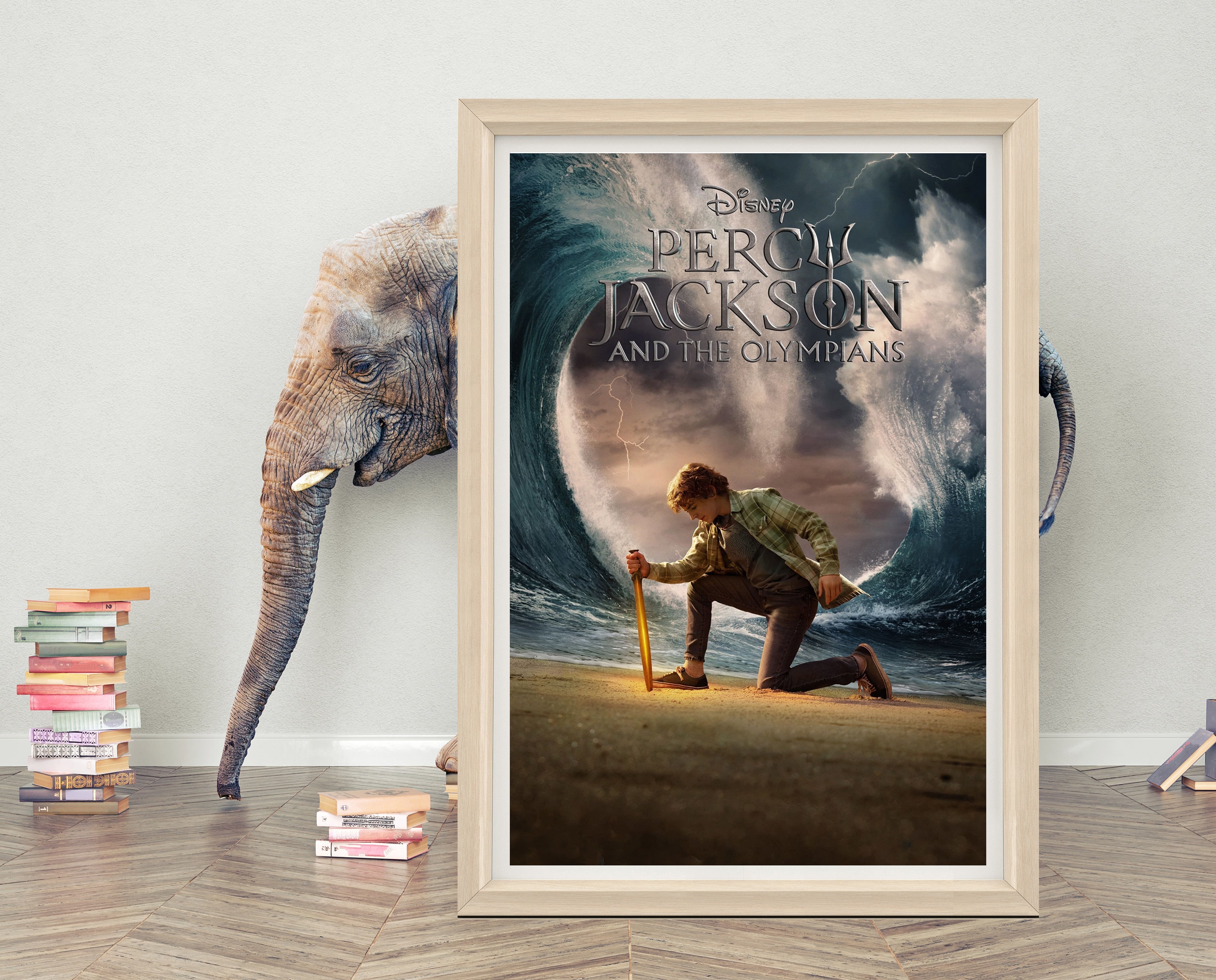 Poster del film Percy Jackson e gli dei dell'Olimpo / Poster in tela di alta qualità / Stampa di poster di film classici / A1/A2/A3/A4/A5