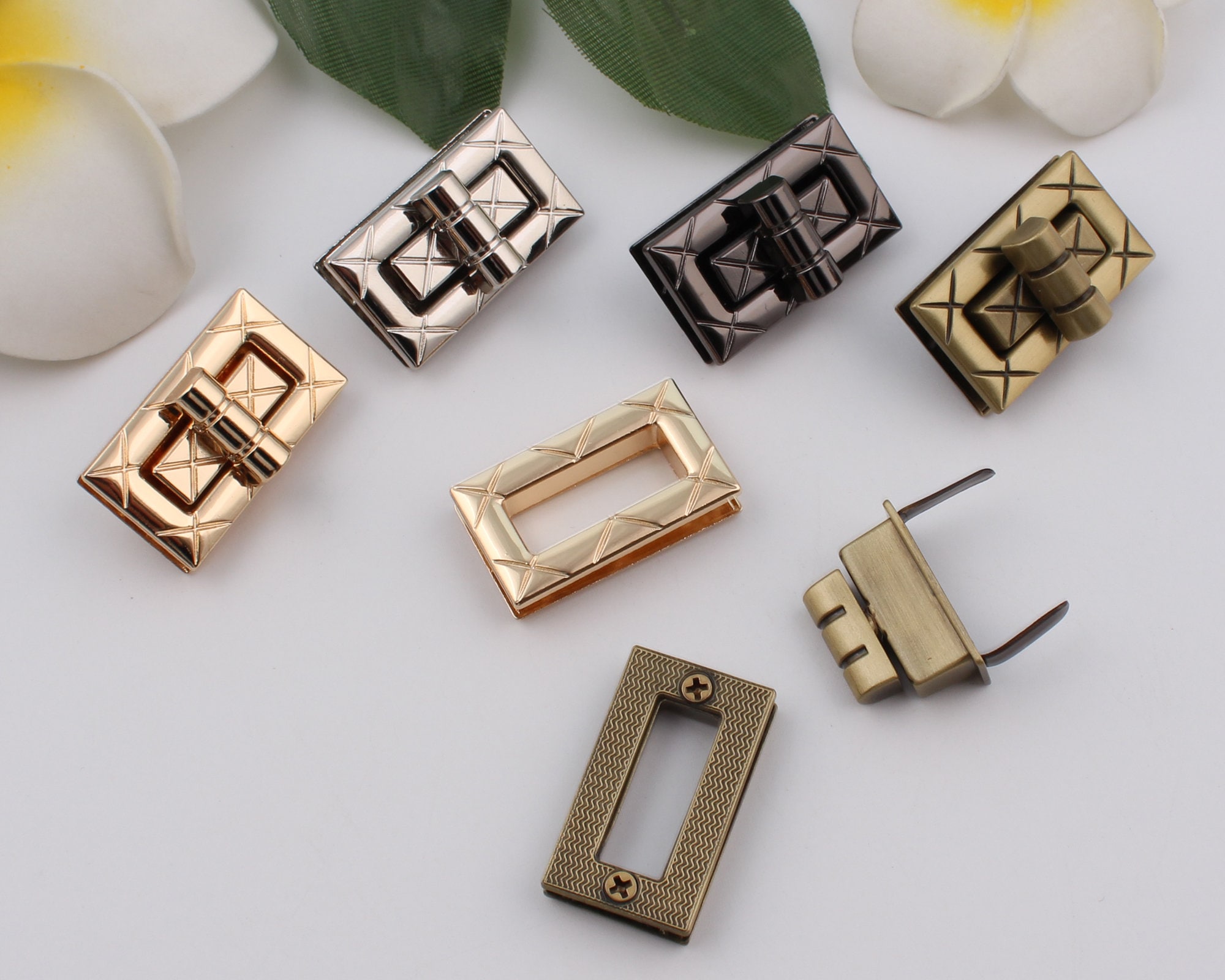 chiusura della borsa chiusura della borsa chiusura a rotazione della borsa serratura in metallo chiusura a rotazione chiusura a pressione chiusura del