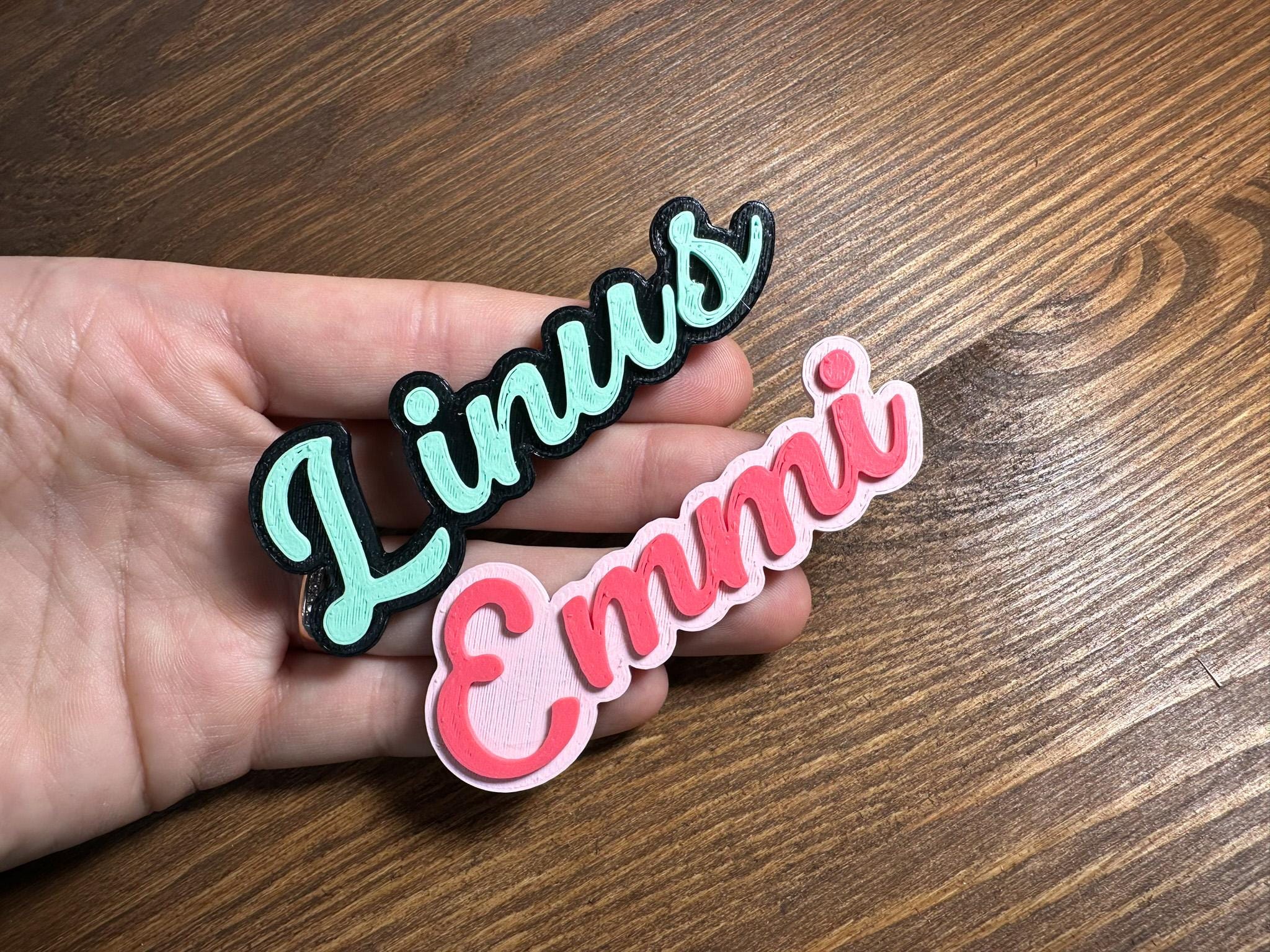 Magnete con nome, magnete con nome, magnete stampato in 3D con nome personalizzato, magnete da frigorifero personalizzato con nome