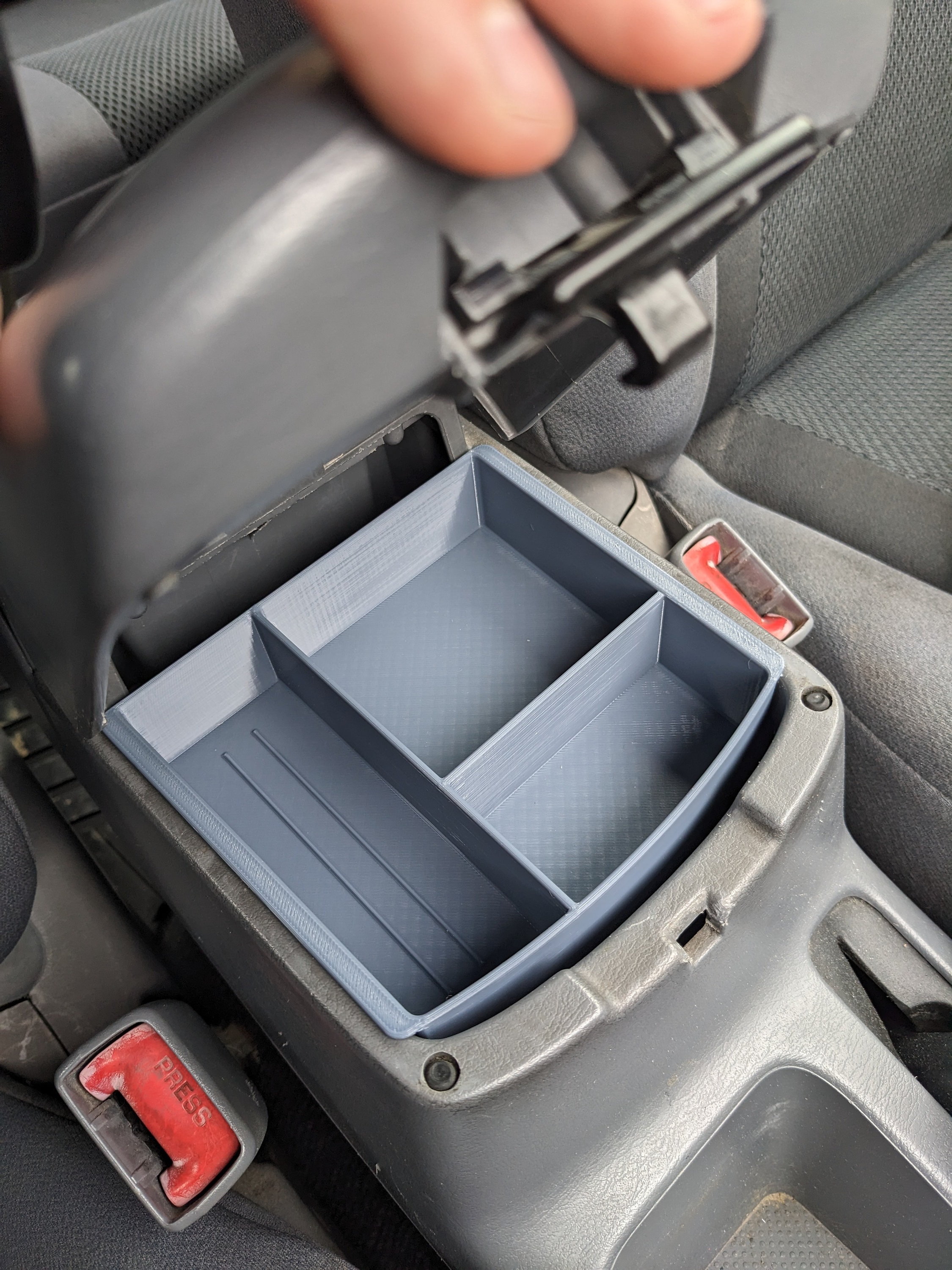 Vassoio portaoggetti per bracciolo della console centrale Toyota RAV4 2000-2005 Mk2 XA20, accessori interni