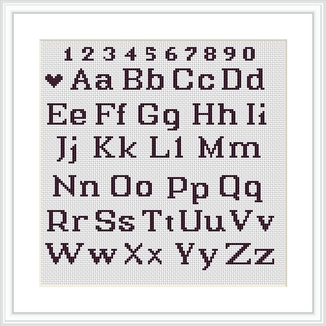 Schema lettere punto croce, Font punto croce, Punto croce contato, Schema alfabeto punto croce pdf, Punto croce fai da te, Telaio da ricamo