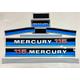 Set di decalcomanie per fuoribordo Mercury 115 hp. Kit adesivo in vinile Mercury 115 due tempi. Nuovo disegno! Colore blu. Fatto a mano