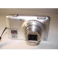 Nikon COOLPIX S6400 Fotocamera digitale compatta 16.0MP Zoom ottico 12x Argento Color, con touch screen, batteria originale e usb + memoria da 32 GB