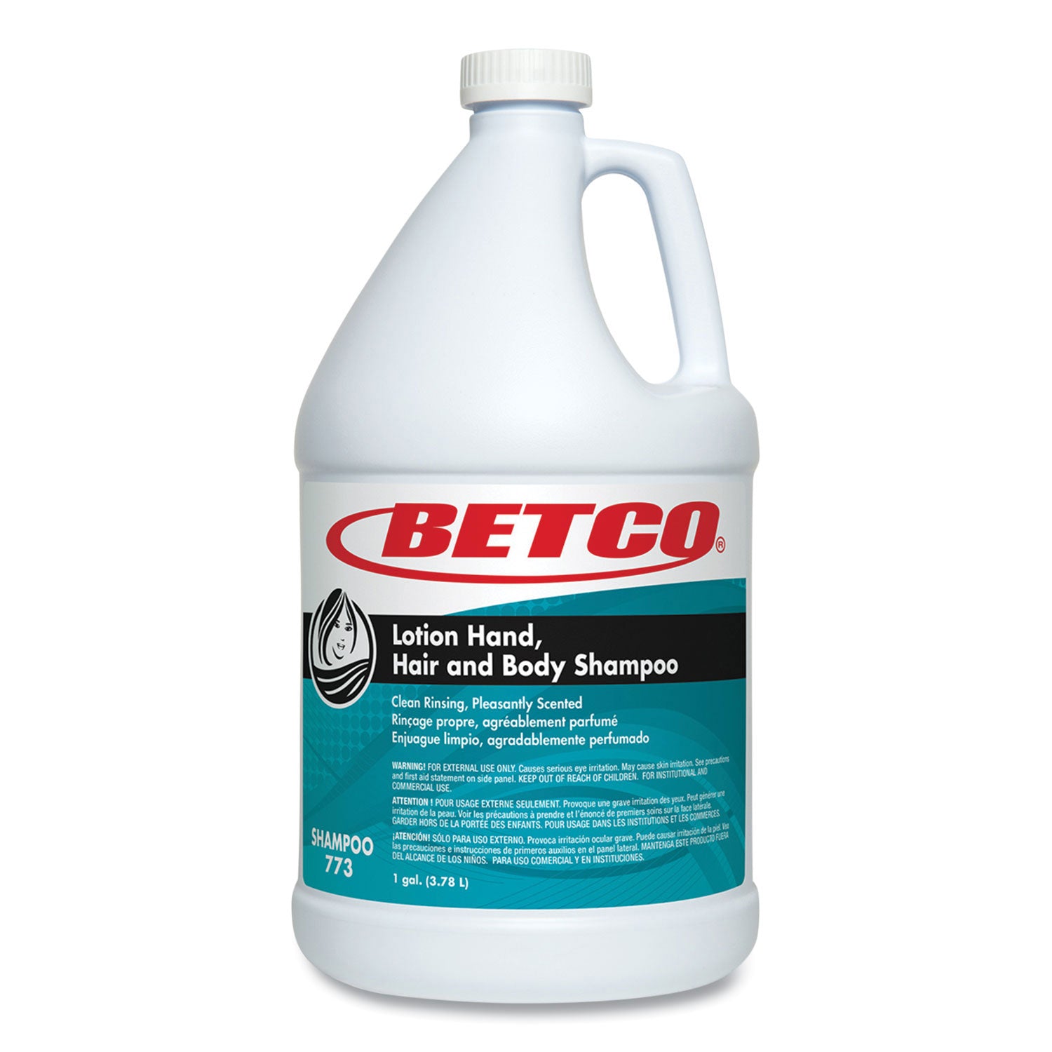 Betco 7730400 Lotion Hand, Hair and Body Shampoo, Fresh Scent, 1 gal Bottle, 4/Carton - Case of 4 BET7730400