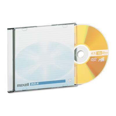 Maxell 638004 10 x DVD-R - 4.7 GB 16X - Slim Jewel Case - Storage Media