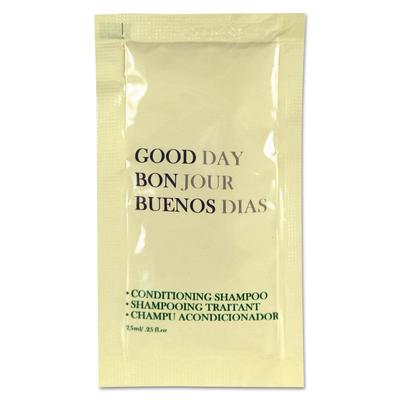 Good Day 485 Conditioning Shampoo, 0.25 oz Tube, 500/Carton - Case of 500