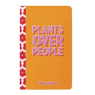 PUKKA PAD Soft Cover Eco Notebook, 1-Subject, Medium/College Rule, Orange/Pink Red/White, (96) 8.3 x 5.8 Sheets (PUK9705SPP)