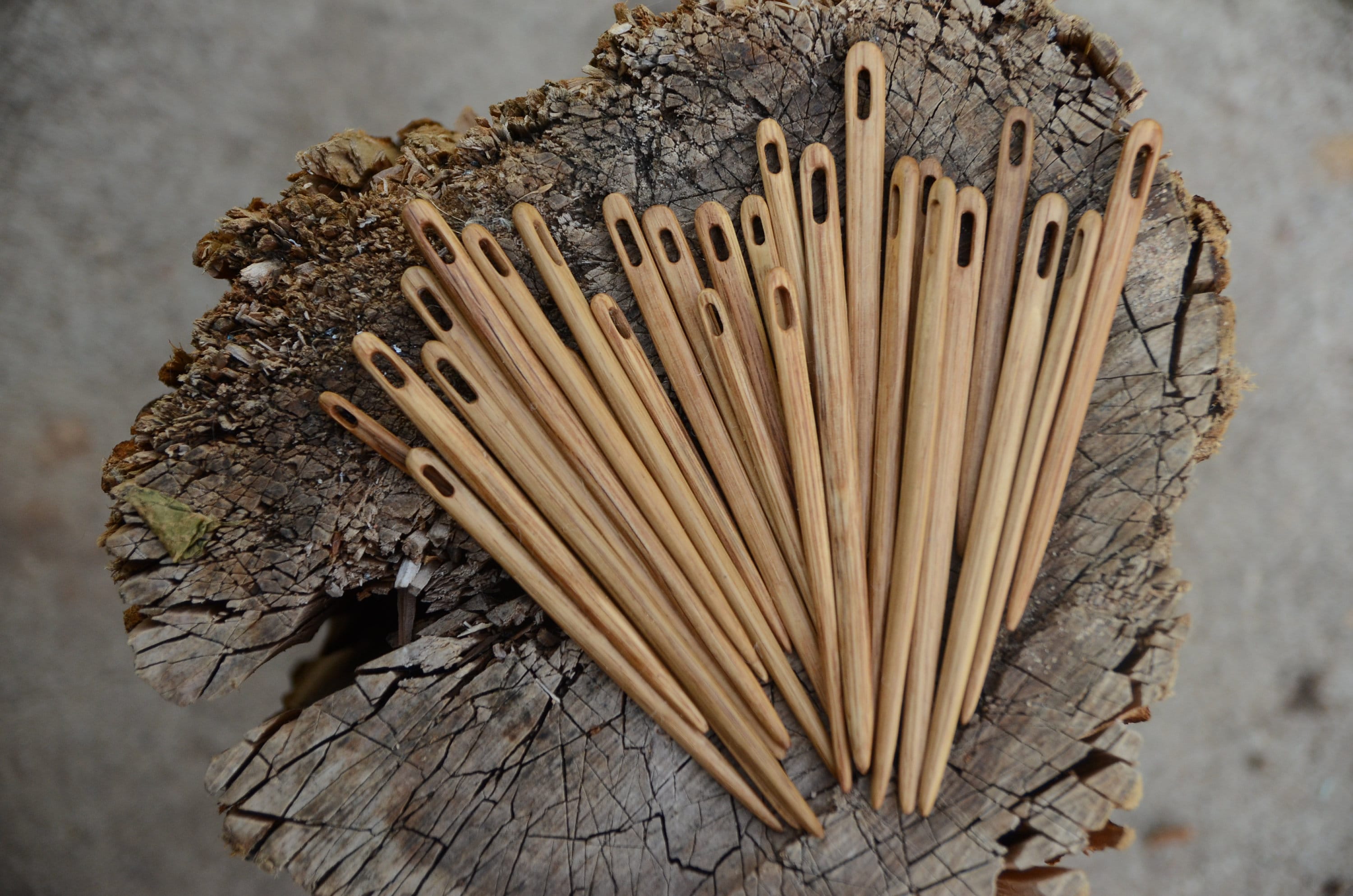 Ago di legno per legatura, Ago di quercia, Artigianato medievale, Ago di legno grande, Ago piccolo, Rievocazione medievale, Ago di legno, VytuVatu