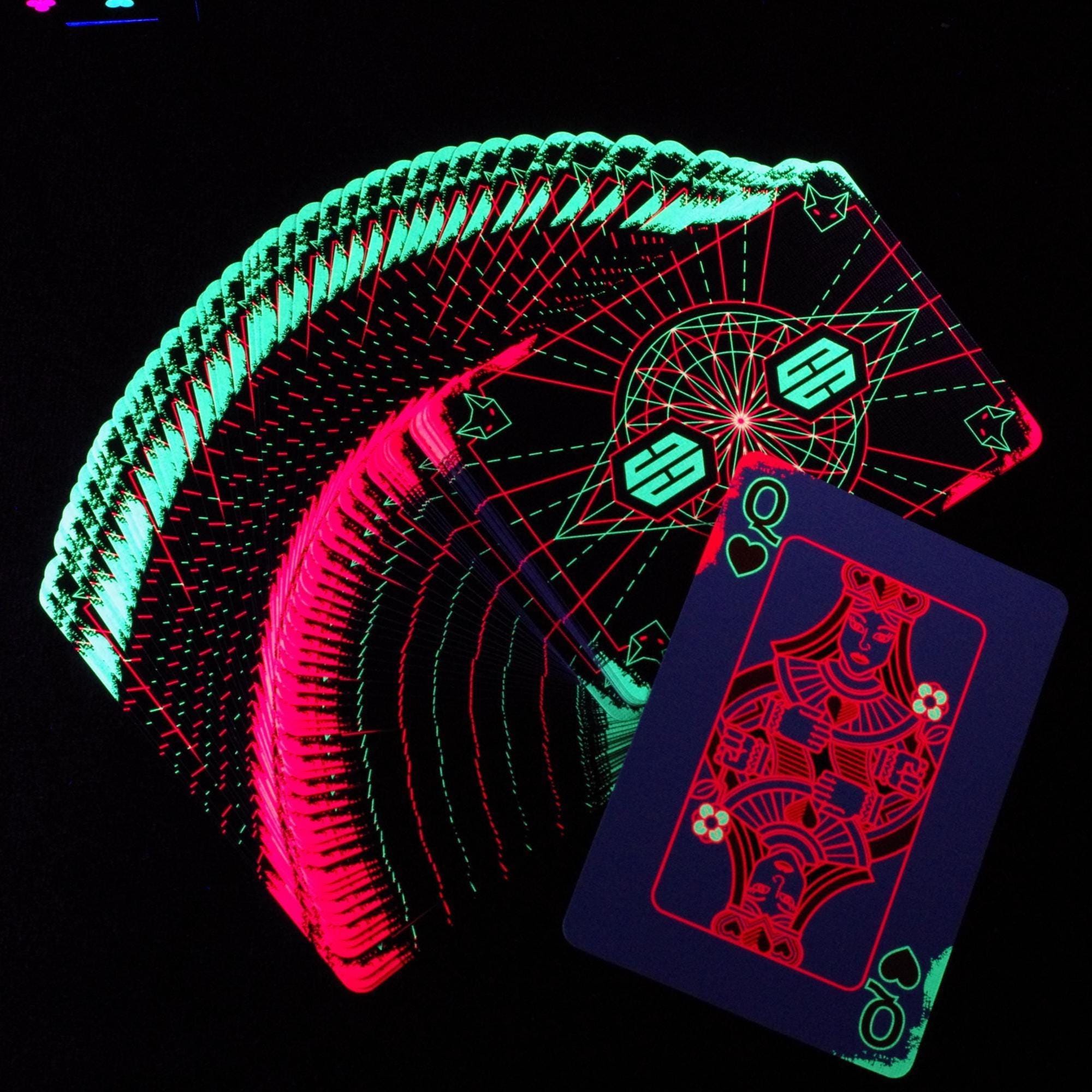Carte da gioco Chris Cards V2 - Cardistry, carte magiche con effetto luminoso, mazzi di carte per trucchi di magia - Carte da gioco - Carte da poker