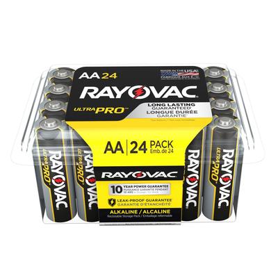 Rayovac ALAA24PPJ Ultra Pro Alkaline AA Batteries, 24/Pack