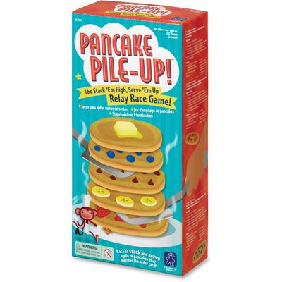 Educational Insights 3025 Pancake Pile-Up Relay Race Game, Mutli