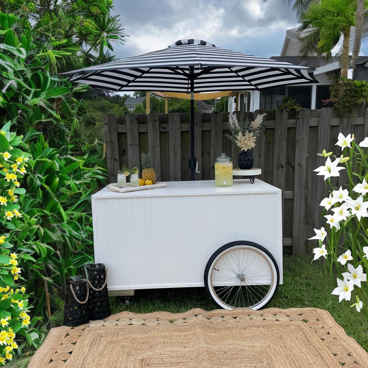 Carrello per cibo fai da te / Carrello per bevande / Carrello per dolci / Carrello per dolciumi / Progetto (#0104c)