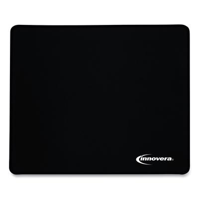 Innovera 52600 Large Mouse Pad, Nonskid Base, 9 7/8 x 11 7/8 x 1/8, Black