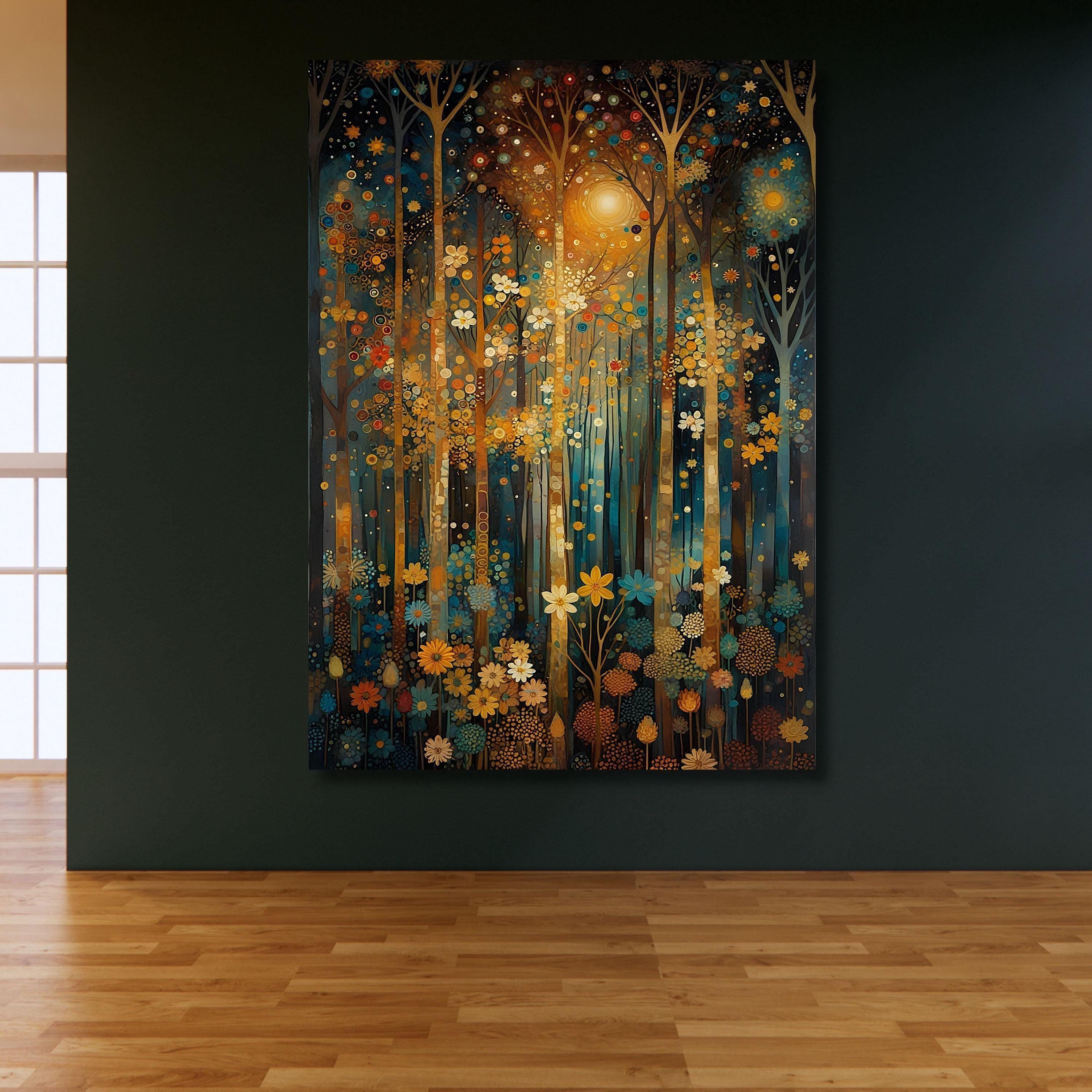 Gustav Klimt Canvas art, Gustav Klimt Poster Klimt Exhibition Poster, Gustav Klimt Painting, Flower Garden, Flower Market, Klimt Museum Poster
