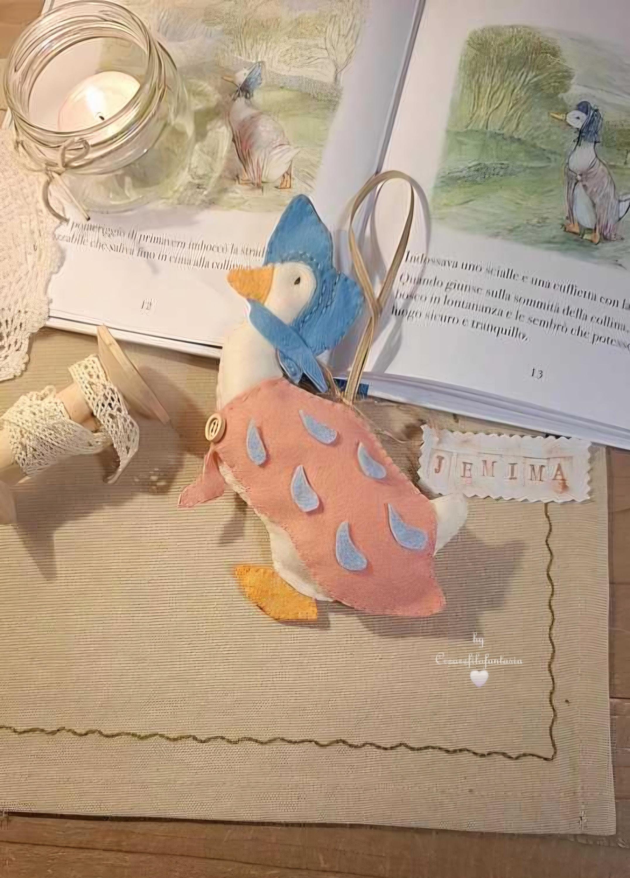 Peter Rabbit,oca,ochetta,Jamaima,oca Peter Rabbit,decorazione per la casa,cameretta,regalo,passione Beatrix Potter,Pasqua, cottagecore