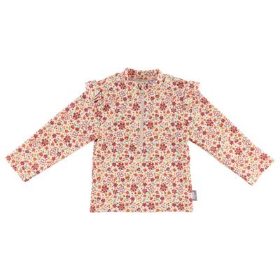 Sterntaler - Kid's Badeshirt Langarm Blumen - Lycra Gr 116 rosa Image