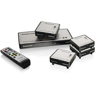 Iogear Long Range Wireless 5X2 Hdmi Matrix Pro With 3 Additional Receivers - 1920 X 1080 - Full Hd - 5 X 5 - Tv - 5 X Hdmi Out - Component Video In