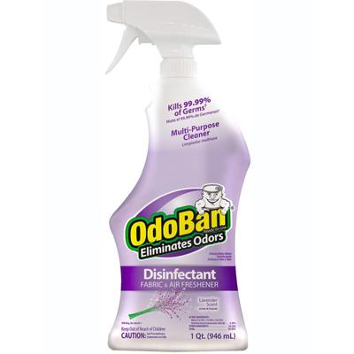 Odoban Odor Eliminator Disinfectant Spray, Lavender Scent, 32 Oz Bottle