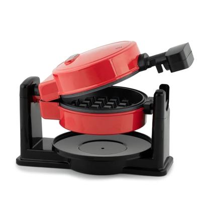 Megachef Nonstick Round Electric Flip Belgian Waffle Maker, 5-7/8